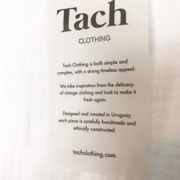 Tach Anker Cotton Mini Dress White XS - Picture 6 of 6